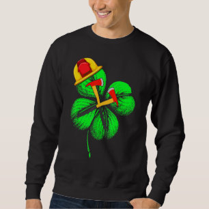 Awesome Saint Patrick S Day Firefighter Shamrock H Sweatshirt