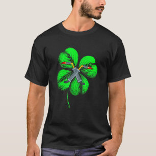 Awesome Saint Patrick S Day Welder Shamrock Hat Ir T-Shirt
