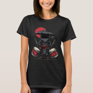 Awesome Samurai Drums Costume for Rocking Ninjas T-Shirt