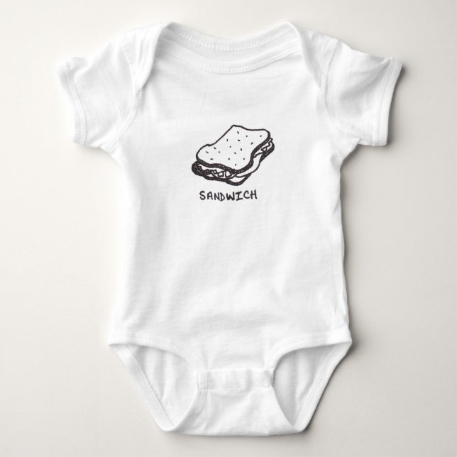 Awesome Sandwich Baby Bodysuit (Front)