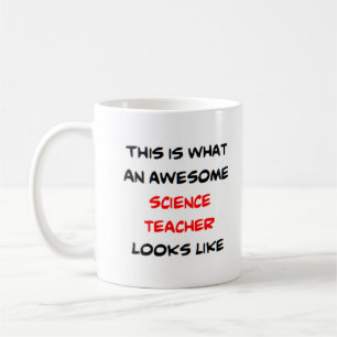 awesome science teacher coffee mug