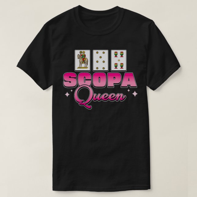 Awesome Scopa Italian d Game For Scopa Party Lover T-Shirt (Design Front)