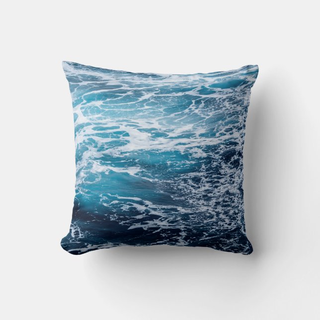 Awesome Sea Waves | Best gift for sea lovers Cushion (Front)