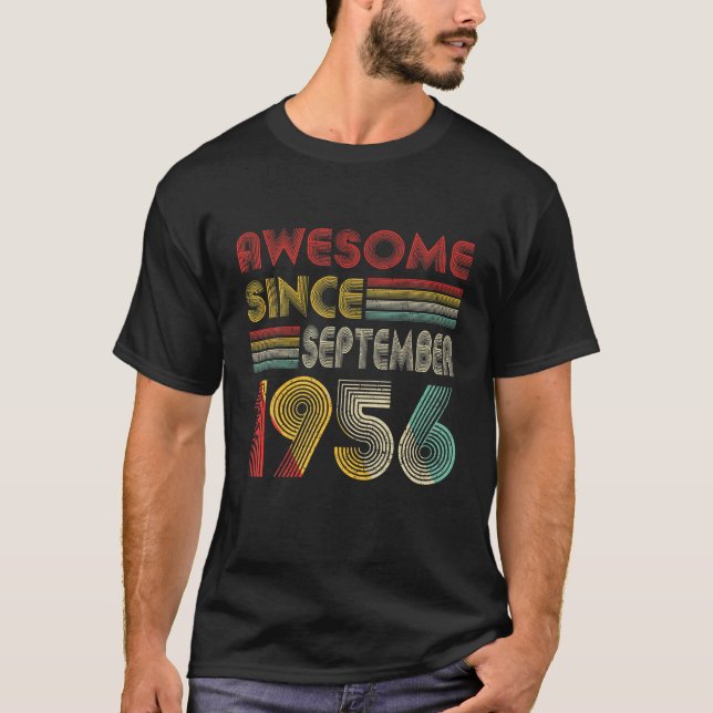 Awesome September 1956 Shirt 64 Years Old 64th Bir (Front)