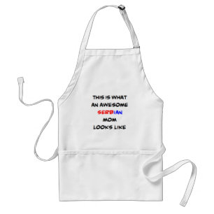 awesome serbian mum coffee mug standard apron