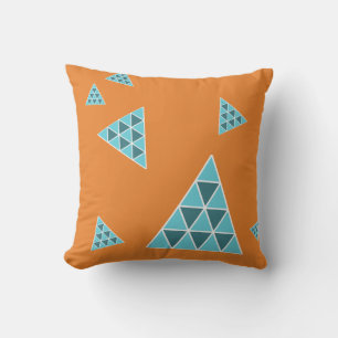 Awesome Seven Floating Pyramids Throw Pillow