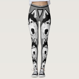 Awesome Siberian Husky Leggings