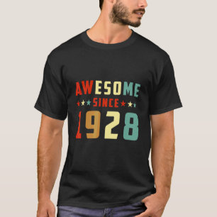 Awesome Since 1928 Birthday T-Shirt