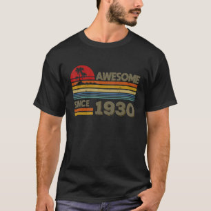 Awesome Since 1930 92nd Birthday 92 Years Old 1 T-Shirt