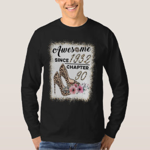 Awesome Since 1932 Chapter 90 Leopard Shoes Lip Wo T-Shirt