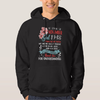 Awesome Since 1948 74th Birthday I'm A November Gi Hoodie