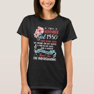 Awesome Since 1950 72nd Birthday I'm A November Gi T-Shirt