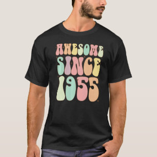 Awesome Since 1955 Birthday  67 Years Old Women Me T-Shirt
