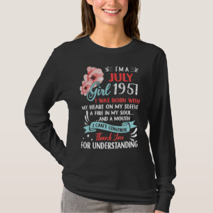 Awesome Since 1957 65th Birthday I'm A July Girl 1 T-Shirt