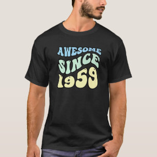 Awesome Since 1959 Vintage Retro Birthday T-Shirt