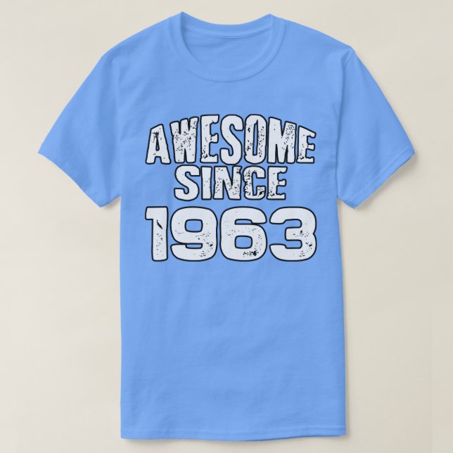 Awesome since 19631 T-Shirt (Design Front)