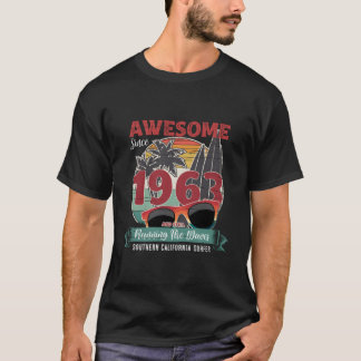 Awesome Since 1963 Surf Anniversary T-Shirt