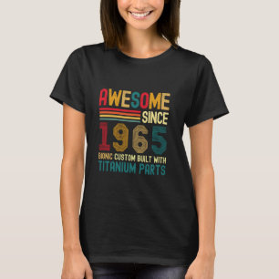Awesome Since 1965 Vintage 59th Birthday Men Titan T-Shirt