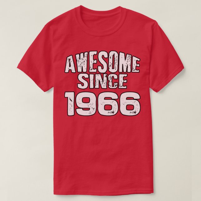 Awesome since 19661 T-Shirt (Design Front)