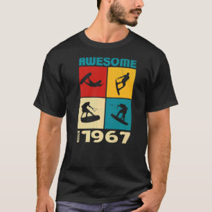 Awesome since 1967 Wakeboard lifestyle T-Shirt