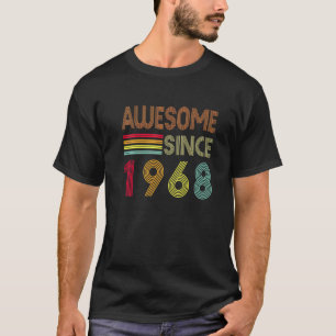 Awesome Since 1968 Vintage 54th Birthday T-Shirt