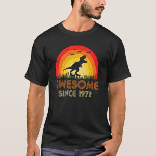Awesome Since 1972 Retro 50th Birthday Vintage 50  T-Shirt