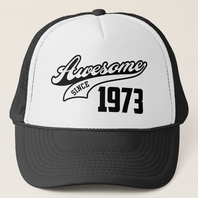 Awesome Since 1973 Trucker Hat (Front)