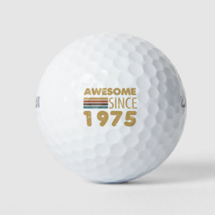 Awesome Since 1975 50th Birthday Golf Balls