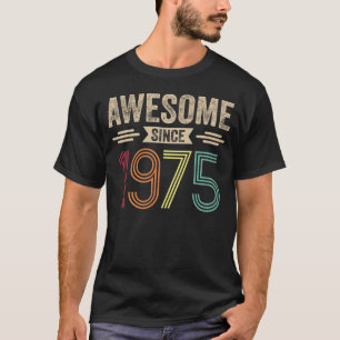 Awesome Since 1975 Retro Vintage T-Shirt