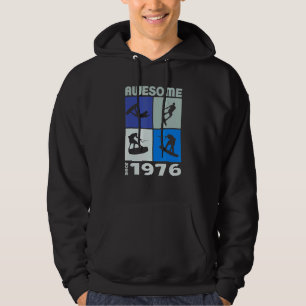 Awesome since 1976 Wakeboard lifestyle 1 Hoodie