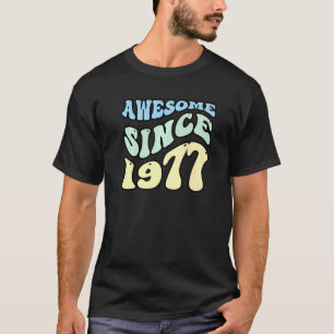 Awesome Since 1977 Vintage Retro Birthday   T-Shirt