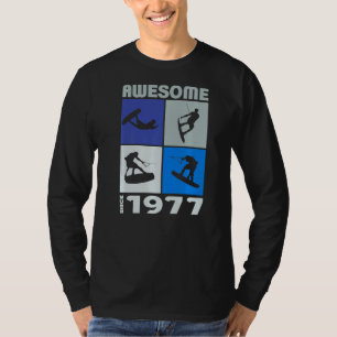 Awesome since 1977 Wakeboard lifestyle T-Shirt