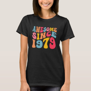 Awesome Since 1979 43 Years Old Retro Vintage 43rd T-Shirt