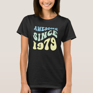 Awesome Since 1979 Vintage Retro Birthday T-Shirt