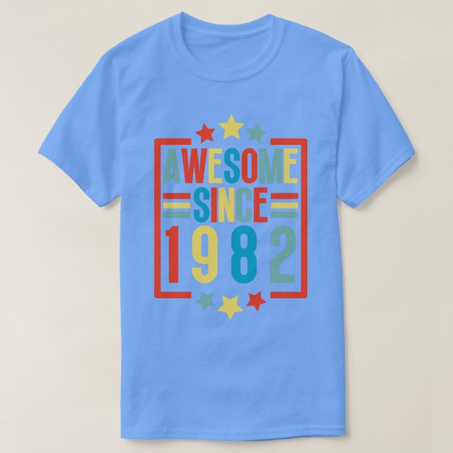 Awesome Since 1982 12 T-Shirt (Design Front)