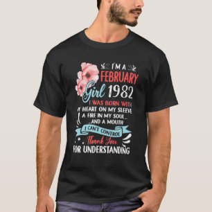 Awesome Since 1982 41st Birthday I'm a February Gi T-Shirt