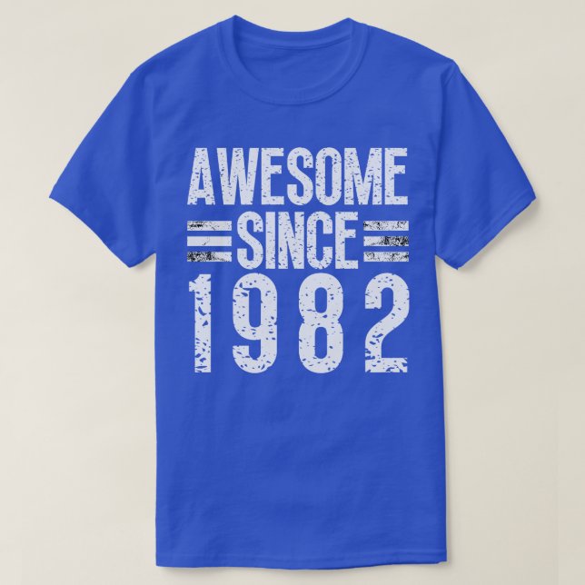 Awesome Since 1982 5 T-Shirt (Design Front)