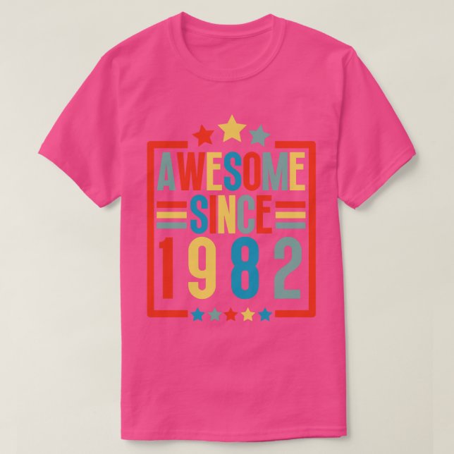 Awesome Since 1983 10 T-Shirt (Design Front)