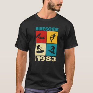 Awesome since 1983 Wakeboard lifestyle 1 T-Shirt