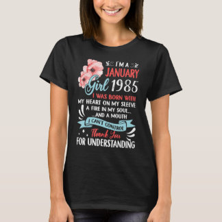 Awesome Since 1985 38th Birthday I'm a January Gir T-Shirt