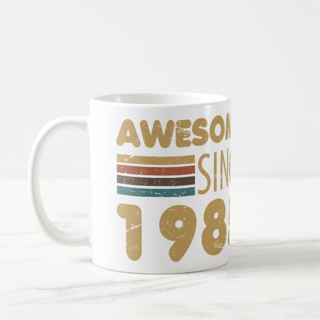 Awesome Since 1985 40th Birthday Coffee Mug (Left)