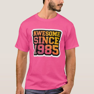 AWESOME SINCE 1985 – Retro Gradient T-Shirt