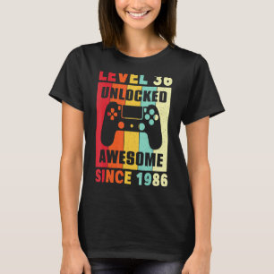Awesome Since 1986 Vintage Controller Women Men T-Shirt