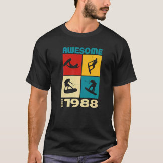 Awesome since 1988 Wakeboard lifestyle  1 T-Shirt