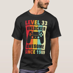 Awesome Since 1989 Vintage Controller Women Men T-Shirt