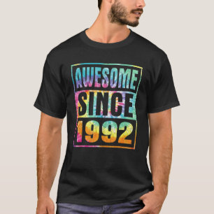 Awesome Since 1992 30 Years Old 30th Birthday Tie  T-Shirt
