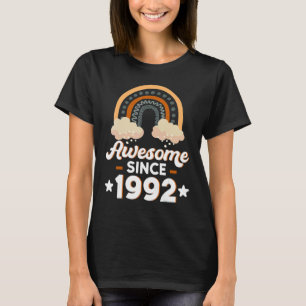 Awesome Since 1992 30th Birthday Rainbow Born In T-Shirt