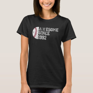 Awesome Since 1992 31st Birthday  Baseball 31 year T-Shirt