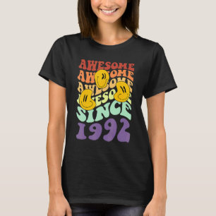 awesome since 1992 level 30 unlocked Birthday boy T-Shirt