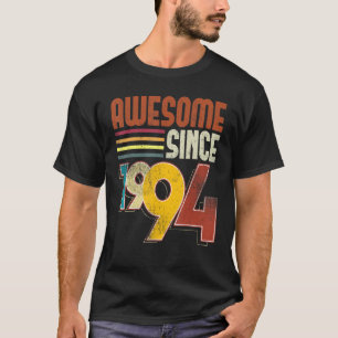 Awesome Since 1994 29th Birthday Retro Vintage T-Shirt